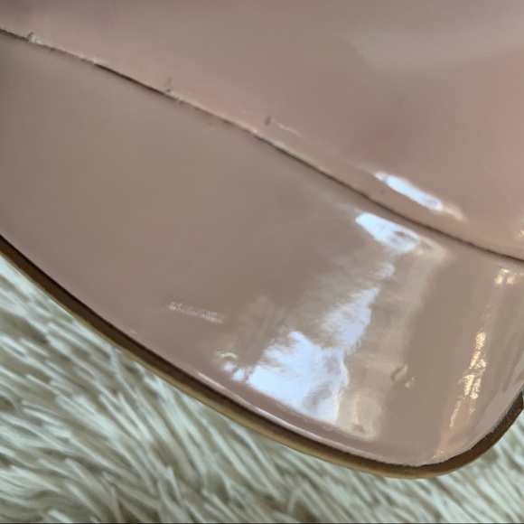 Tan/Nude Platform Patent Leather High Heels•Size 8•HIGH!!!!! - Picture 7 of 10